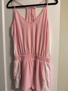 Amanda Uprichard Pink Romper Size M. WORN 2x